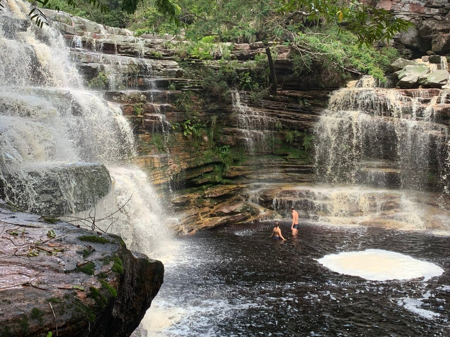 Paisagem de Ferradura Waterfall
