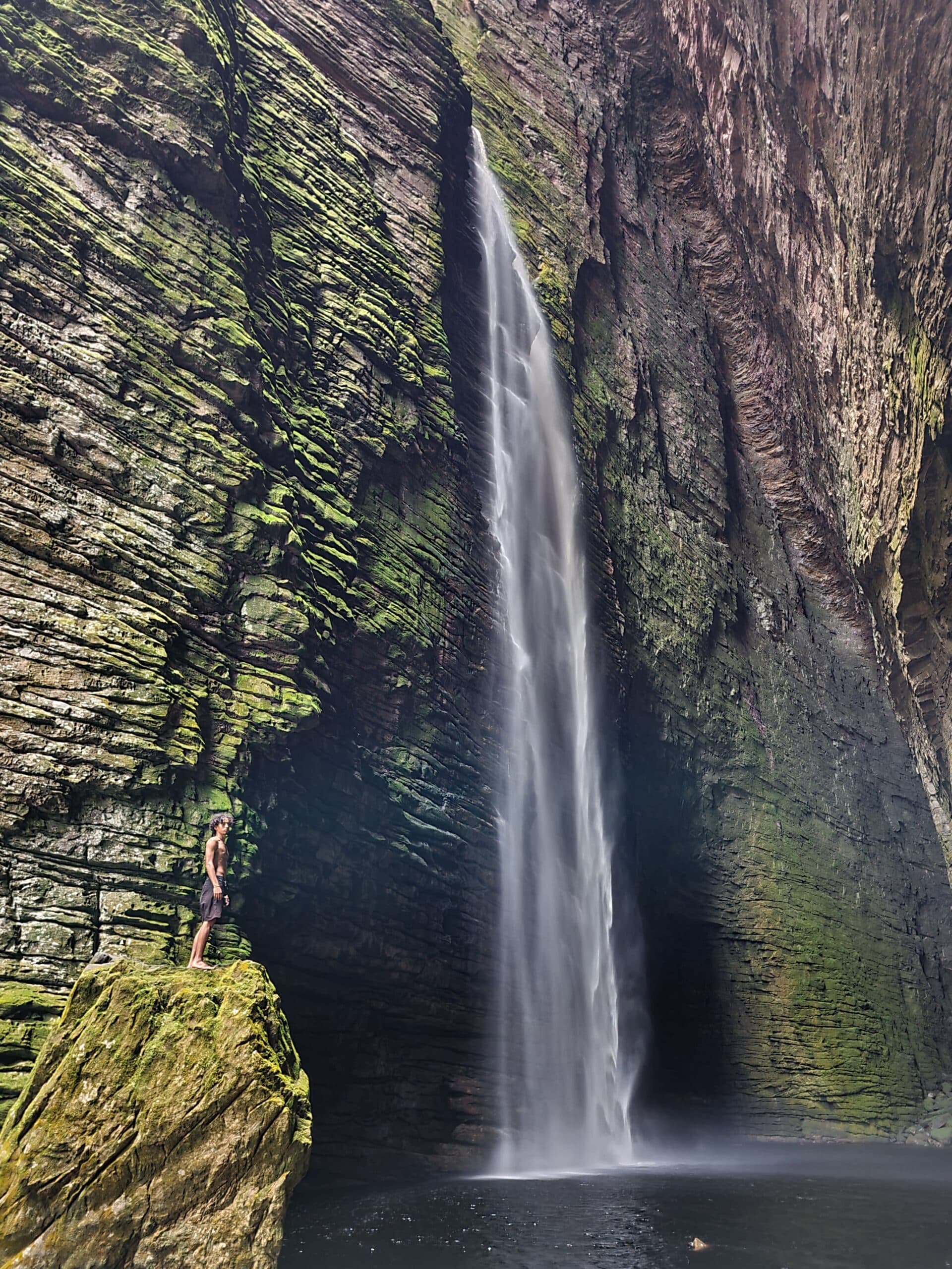 Paisagem de Fumacinha Waterfall
